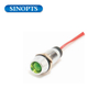 12V 8MM İnvertör Led Metal gösterge ışığı