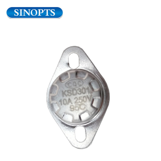 Ksd301 10A 250V 95C Bimetal Termal Anahtar